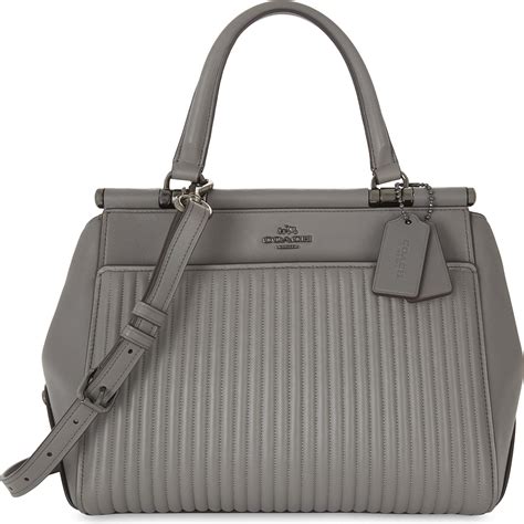 gray satchel handbags.